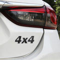 Car Number 4 x 4 Personalized Aluminum Alloy Decorative Sticker, Size: 9 x 3.5 x 2.3cm