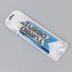 1 Pair Car Turbo Personalized Aluminum Alloy Decorative Stickers, Size: 11.5 x 2.5 x 0.5cm, Turbo