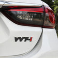 Car WT-i Personalized Aluminum Alloy Decorative Stickers, Size:7.5 x 2cm, WT-i