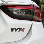 Car WT-i Personalized Aluminum Alloy Decorative Stickers, Size:7.5 x 2cm, WT-i
