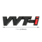 Car WT-i Personalized Aluminum Alloy Decorative Stickers, Size:7.5 x 2cm, WT-i