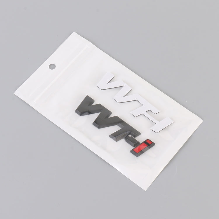 Car WT-i Personalized Aluminum Alloy Decorative Stickers, Size:7.5 x 2cm, WT-i