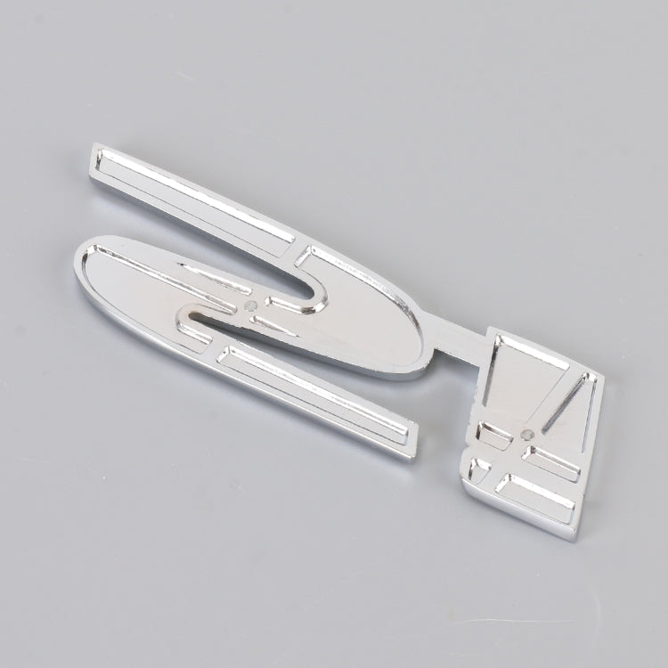 Car Si Metal Stickers Personalized Aluminum Alloy Decorative Stickers, Size:10 x 3cm