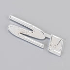 Car Si Metal Stickers Personalized Aluminum Alloy Decorative Stickers, Size:10 x 3cm