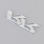Car Dual R Metal Stickers Personalized Aluminum Alloy Decorative Stickers, Size:11 x 3.5cm