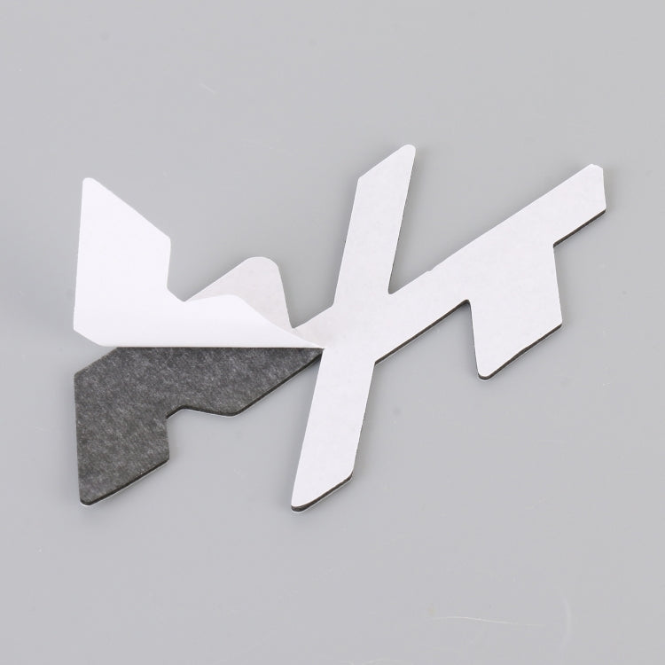 Car R / T Personalized Aluminum Alloy Decorative Stickers, Size:10.5 x 5cm