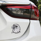 Car Owl Metal Stickers Personalized Aluminum Alloy Decorative Stickers, Size:8 x 7.5cm, Owl Stickers