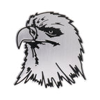 Car Owl Metal Stickers Personalized Aluminum Alloy Decorative Stickers, Size:8 x 7.5cm, Owl Stickers