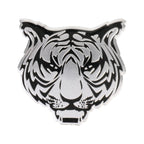 Car Tiger Metal Stickers Personalized Aluminum Alloy Decorative Stickers, Size:8 x 7.5cm, Tiger Stickers