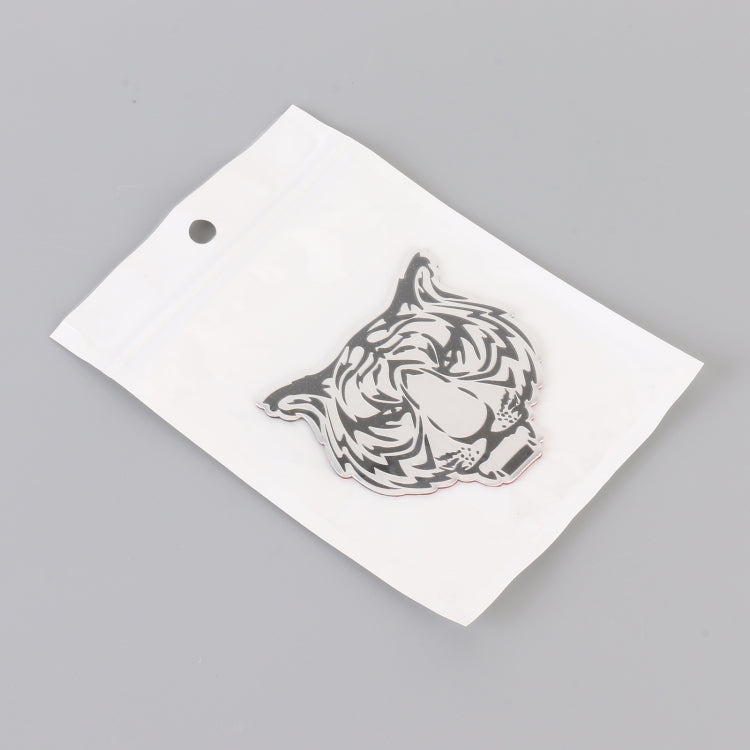Car Tiger Metal Stickers Personalized Aluminum Alloy Decorative Stickers, Size:8 x 7.5cm, Tiger Stickers