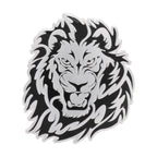 Car Lion Metal Stickers Personalized Aluminum Alloy Decorative Stickers, Size:8 x 7.5cm, Lion Stickers