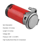 24V Portable Car Air Horn Air Compressor, 24V