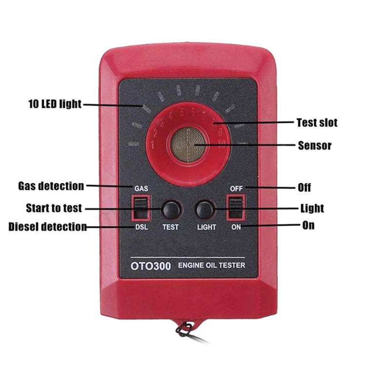 OTC300 Car Oil Tester Lubricating Oil Quality Analyzer, OTC300