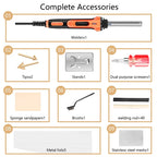 100W Electric Soldering Iron Plastic Welding Machine Car Bumper Repair Plier, EU Plug, EU Plug