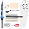 100W Electric Soldering Iron Plastic Welding Machine Car Bumper Repair Plier, UK Plug, UK Plug