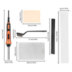 100W Electric Soldering Iron Plastic Welding Machine Car Bumper Repair Plier, UK Plug, UK Plug