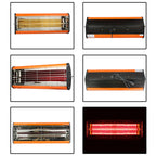 220V 1050W Heat Light Infrared Dryer Spray Paint Heating Curing Lamp Baking Booth Heater, US Plug, 1050W, US Plug