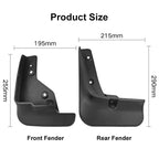 For Mazda CX-5 2022 4pcs/Set Car Auto Soft Plastic Splash Flaps Fender Guard, For Mazda CX-5 2022