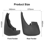 For Nissan Frontier Navarre 2015-2016 4pcs/Set Car Auto Soft Plastic Splash Flaps Fender Guard, For Nissan Frontier Navarre 2015-2016