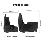 For Subaru XV 2018-2021 4pcs/Set Car Auto Soft Plastic Splash Flaps Fender Guard, For Subaru XV 2018-2021
