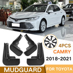 For Toyota Camry 2018-2021 4pcs/Set Car Auto Soft Plastic Splash Flaps Fender Guard, For Toyota Camry 2018-2021