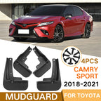 For Toyota Camry Sport 2018-2021 4pcs/Set Car Auto Soft Plastic Splash Flaps Fender Guard, For Toyota Camry Sport 2018-2021
