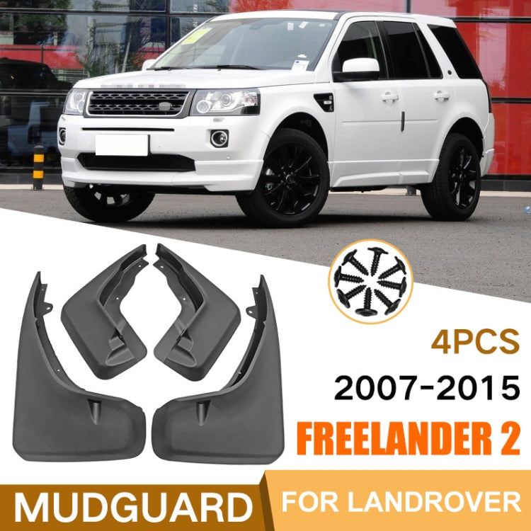 For Land Rover Freelander 2 LR2 2007-2019 4pcs/Set Car Auto Soft Plastic Splash Flaps Fender Guard, For Land Rover Freelander 2 LR2 2007-2019
