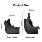 For Land Rover Discovery 4 2009-2016 4pcs/Set Car Auto Soft Plastic Splash Flaps Fender Guard, For Land Rover Discovery 4 2009-2016