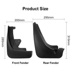 For Mazda CX-3 2015-2021 4pcs/Set Car Auto Soft Plastic Splash Flaps Fender Guard, For Mazda CX-3 2015-2021