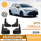 For Toyota Corolla 2020-2023 US 4pcs/Set Car Auto Soft Plastic Splash Flaps Fender Guard, For Toyota Corolla 2020-2023 US
