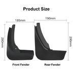 For Skoda Superb 2016-2021 4pcs/Set Car Auto Soft Plastic Splash Flaps Fender Guard, For Skoda Superb 2016-2021