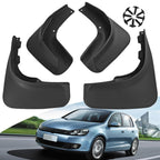 For Volkswagen Golf 6 2009-2013 4pcs/Set Car Auto Soft Plastic Splash Flaps Fender Guard, For Volkswagen Golf 6 2009-2013