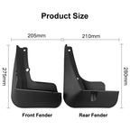 For KIA EV6 2023 4pcs/Set Car Auto Soft Plastic Splash Flaps Fender Guard, For KIA EV6 2023