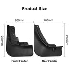 For Haval Jolion 2021 4pcs/Set Car Auto Soft Plastic Splash Flaps Fender Guard, For Haval Jolion 2021
