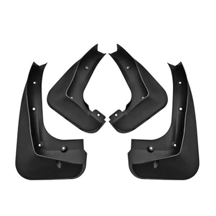 For BMW X3 2006-2010 4pcs/Set Car Auto Soft Plastic Splash Flaps Fender Guard with Pedal, For BMW X3 2006-2010