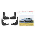 For Audi A3 2004-2013 4pcs/Set Car Auto Soft Plastic Splash Flaps Fender Guard, For Audi A3 2004-2013
