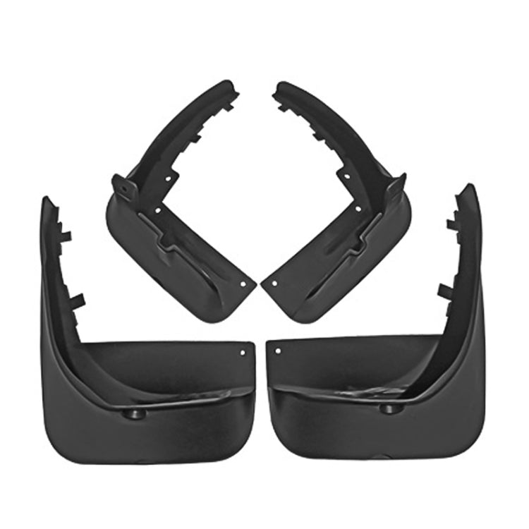 For Mercedes-Benz S-class 2008-2014 4pcs/Set Car Auto Soft Plastic Splash Flaps Fender Guard, For Mercedes-Benz S-class 2008-2014
