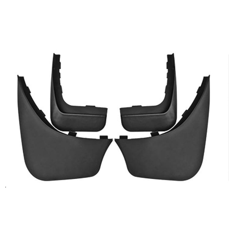 For Mercedes-Benz Smart 2009-2015 4pcs/Set Car Auto Soft Plastic Splash Flaps Fender Guard, For Mercedes-Benz Smart 2009-2015