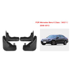 For Mercedes-Benz E-class 2008-2013 4pcs/Set Car Auto Soft Plastic Splash Flaps Fender Guard, For Mercedes-Benz E-class 2008-2013