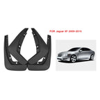 For Jaguar XF 2009-2015 4pcs/Set Car Auto Soft Plastic Splash Flaps Fender Guard, For Jaguar XF 2009-2015