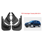 For Volkswagen Touareg 2005-2010 4pcs/Set Car Auto Soft Plastic Splash Flaps Fender Guard, without Wheel Eyebrow, For Volkswagen Touareg 2005-2010