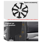 For Volkswagen Sharan 2012-2019 4pcs/Set Car Auto Soft Plastic Splash Flaps Fender Guard, For Volkswagen Sharan 2012-2019