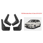 For Mercedes-Benz B-class 2016-2019 4pcs/Set Car Auto Soft Plastic Splash Flaps Fender Guard, For Mercedes-Benz B-class 2016-2019