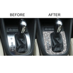 Car Gear Adjustment A Diamond Decoration Cover Sticker for Volkswagen Golf 6 2008-2012, Left-hand Drive, Gear Adjustment A, Left-hand Drive