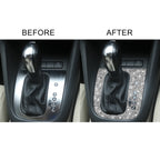 Car Gear Adjustment A Diamond Decoration Cover Sticker for Volkswagen Golf 6 2008-2012, Right-hand Drive, Gear Adjustment A, Right-hand Drive