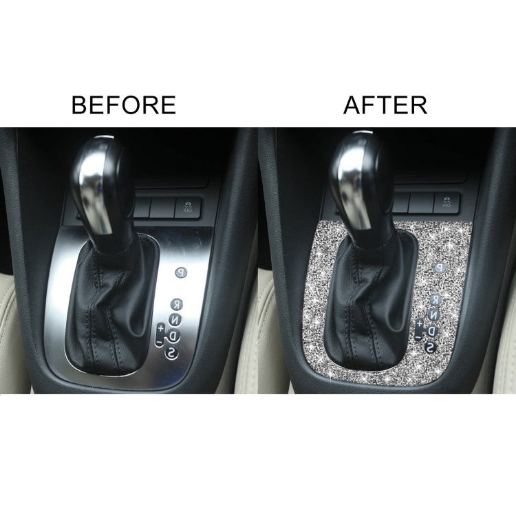 Car Gear Adjustment A Diamond Decoration Cover Sticker for Volkswagen Golf 6 2008-2012, Right-hand Drive, Gear Adjustment A, Right-hand Drive