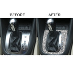Car Gear Adjustment B Diamond Decoration Cover Sticker for Volkswagen Golf 6 2008-2012, Right-hand Drive, Gear Adjustment B, Right-hand Drive