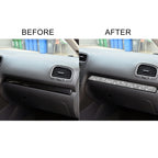 Car Central Control Diamond Decoration Cover Sticker for Volkswagen Golf 6 2008-2012, Left-hand Drive, Central Control, Left-hand Drive