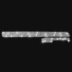 Car Central Control Diamond Decoration Cover Sticker for Volkswagen Golf 6 2008-2012, Right-hand Drive, Central Control, Right-hand Drive