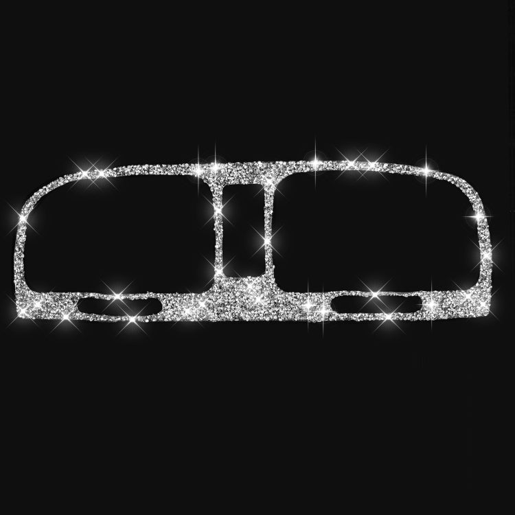 Car Middle Air Outlet Diamond Decoration Cover Sticker for Volkswagen Golf 6 2008-2012, Left and Right Drive, Middle Air Outlet